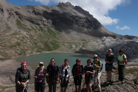 14 août La cabane des Audannes, Lapiaz, barrage de Tseuzier