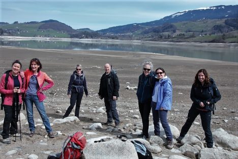 2 avril balade le long du lac de Gruyère