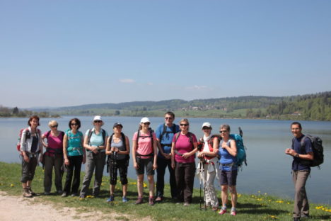 5 mai Le tour du lac de Saint-Point, France