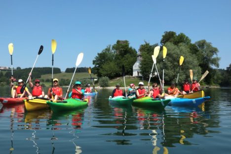 21 juin hors club sortie Kayak sur le lac de Gruyère