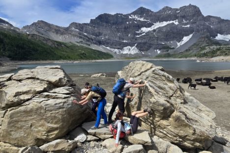 6 juillet le tour du lac de Salanfe