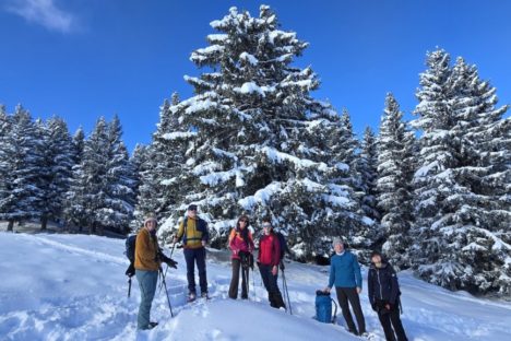 22 nov 1ère spectaculaire en raquettes sur Morgins