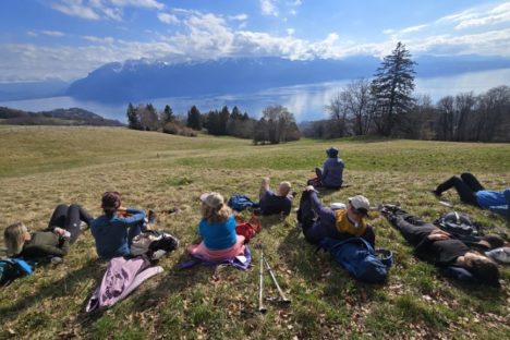 1er mars Mont Pèlerin Bret Tour de Gourze Cully 